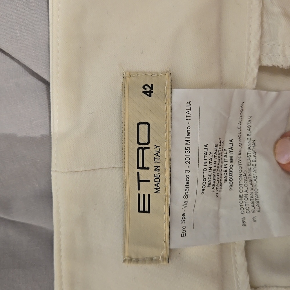 Etro cropped pants, size 42 - Picture 8 of 8